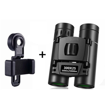 Travel Folding Binoculars Mini Pocket Binoculars with Phone Holder