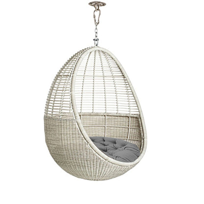 Round Chair Cushion Hanging Egg Chair Cushion Swing Chair Seat Pad Relax Cushion Gray