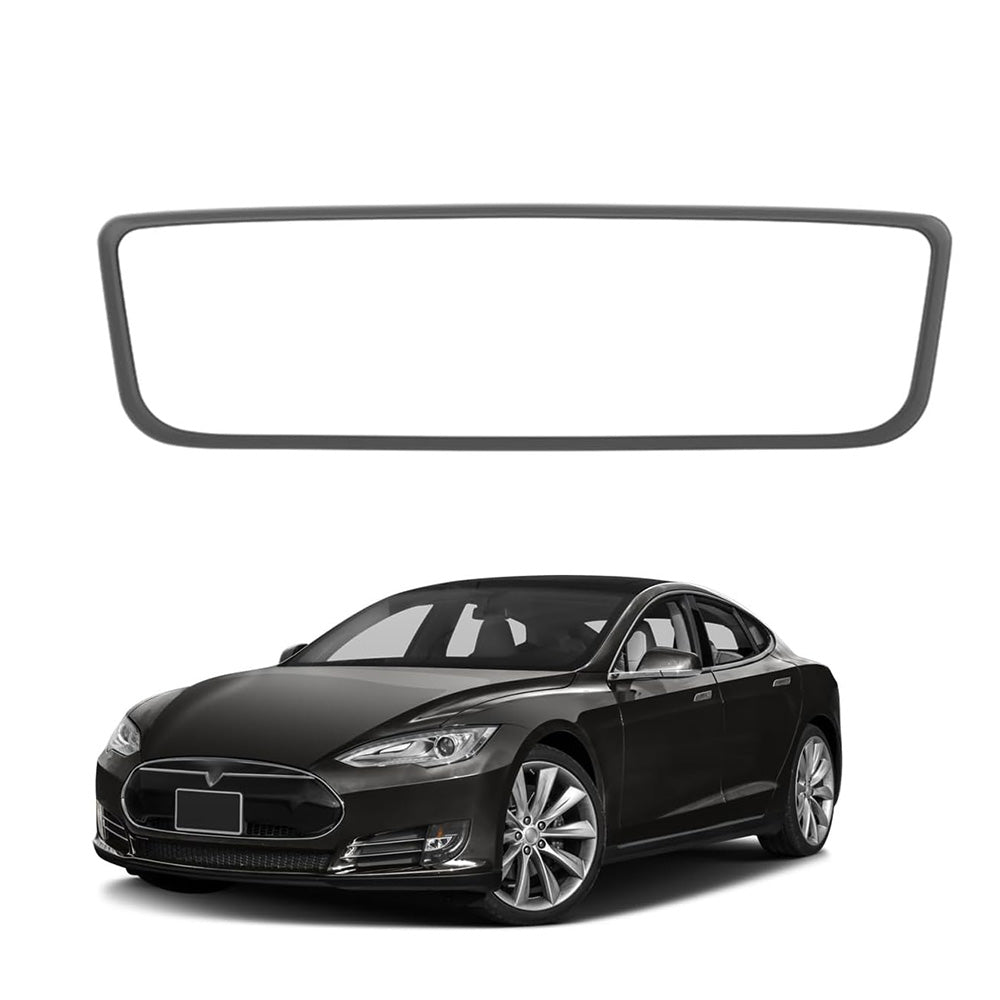 2PCS Silicone Rearview Mirror Edge Protector for Tesla Model 3/Y Black