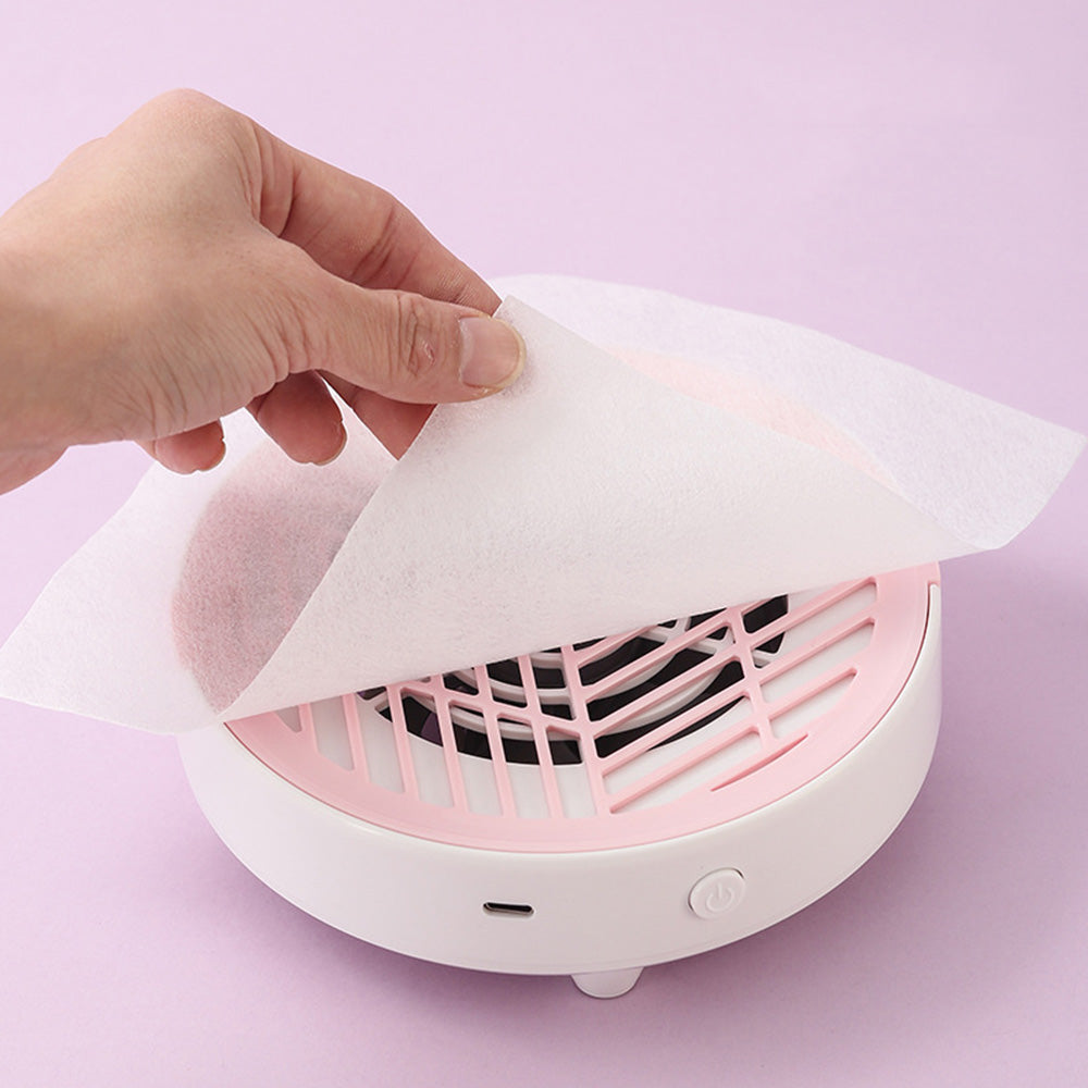 Mini Nail Dust Collector Lightweight Electric Manicure Vacuum for Home DIY and Salon Use
