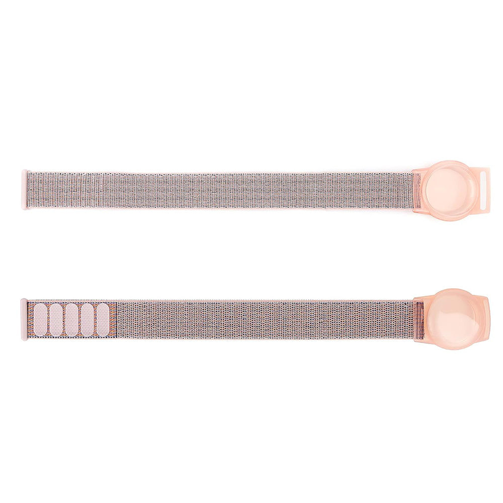 2PCS Soft Nylon Wristbands for Airtag-Pink