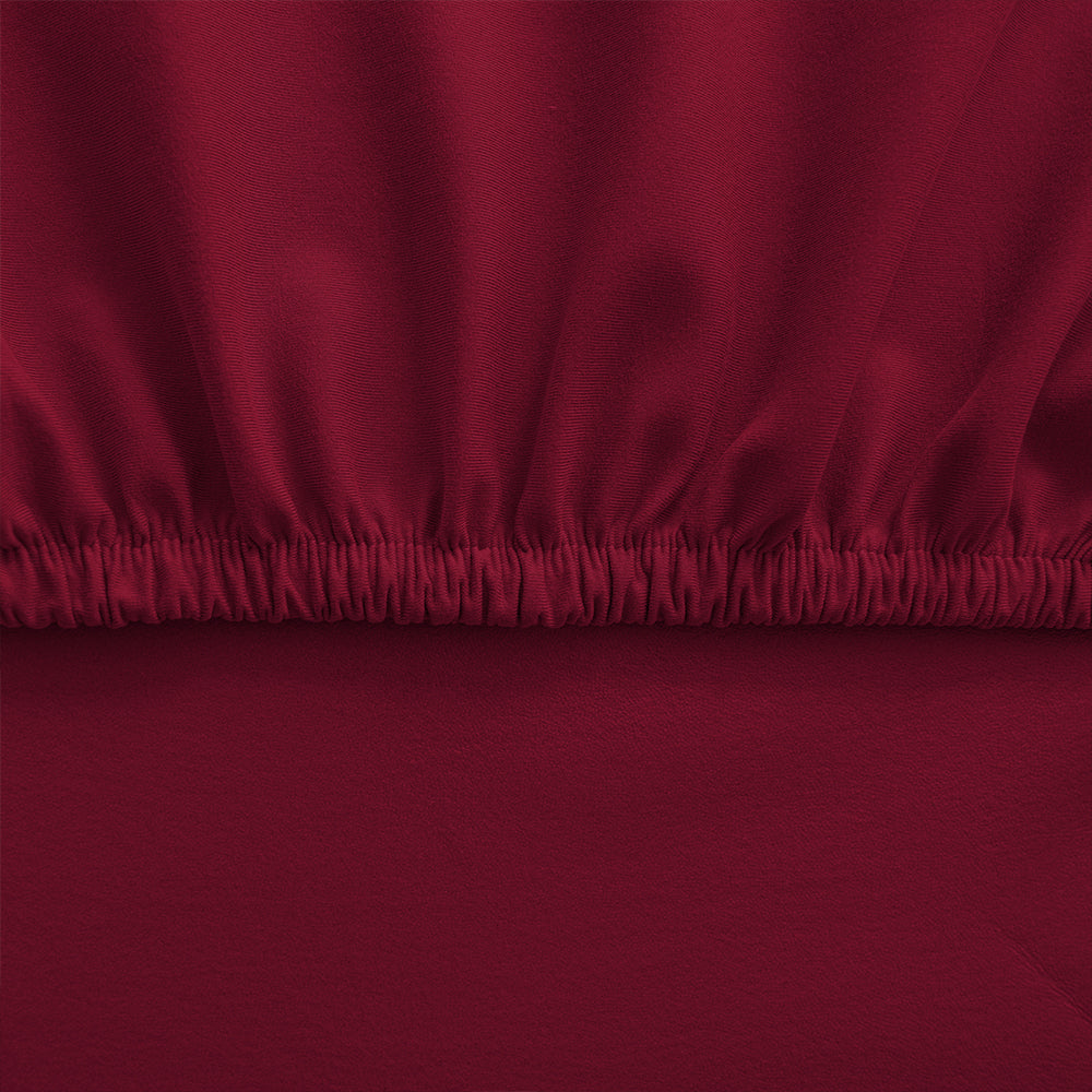 Stretchy Gaming Chair Cover Office Chair Swivel Chair Slipcover Red