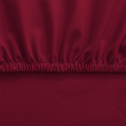 Stretchy Gaming Chair Cover Office Chair Swivel Chair Slipcover Red