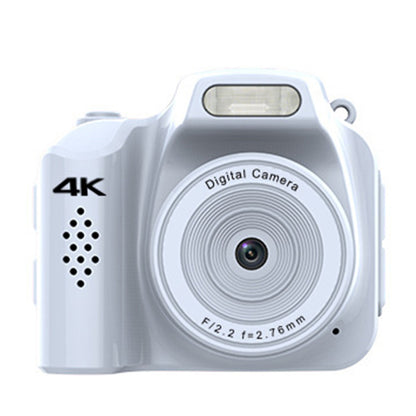 Mini Keychain Camera 4K Digital Camera Pocket-Sized Camera for Birthdays Gifts -White