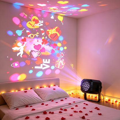 5V USB Christmas Holiday Projector Light for Indoor Outdoor Decor - Cupid