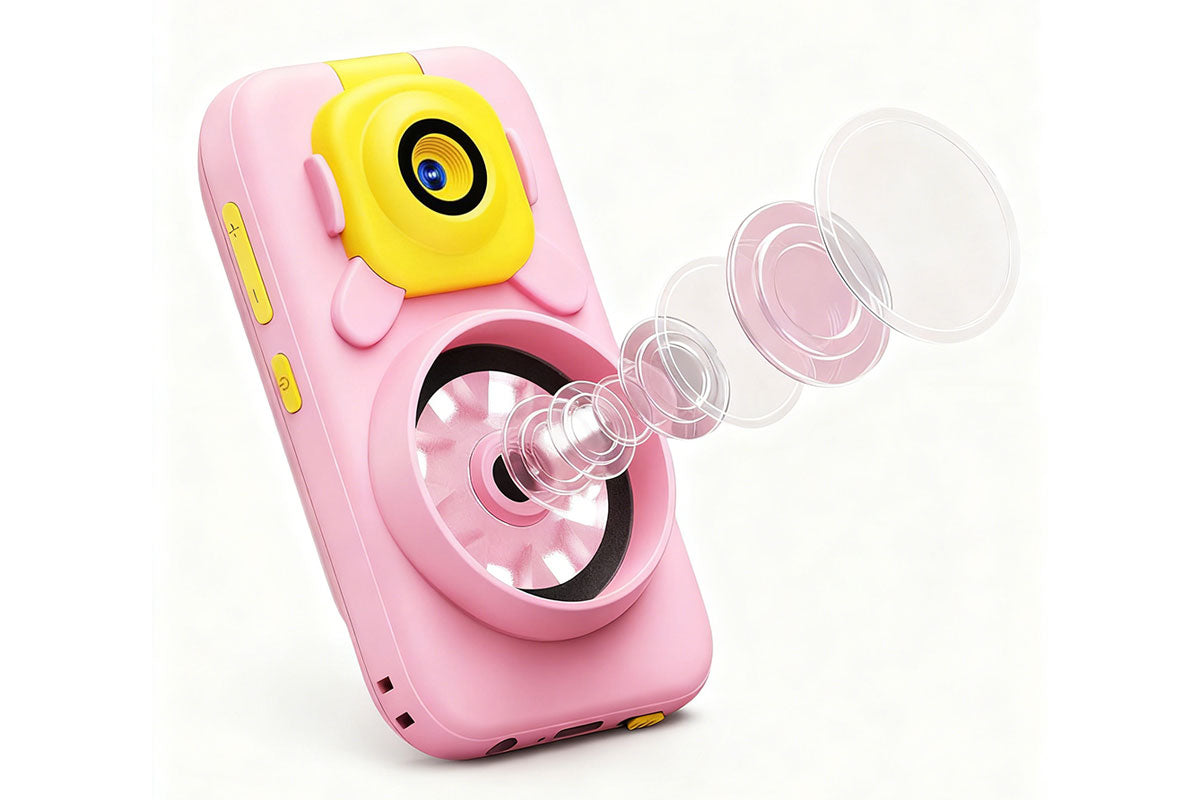 2 in 1 Smart Phone and Microscope Camera Mini Handheld STEM Educational Toy-Pink