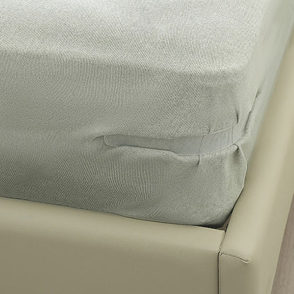 4Pcs Bed Sheet Holder Quilt Fixing Tool with 4 Retaining Strips Fits Most Mattress White