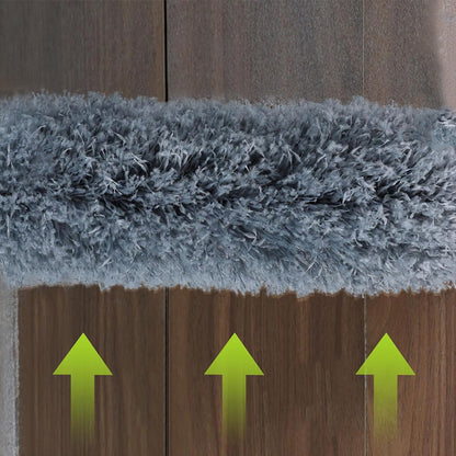 Extendable Ceiling Cleaning Duster Spider Web Microfiber Cleaner Brush Grey