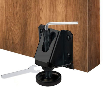 4Pcs Heavy Duty Leg Leveler for Furniture Adjustable Leveling Feet for Cabinet Table Black