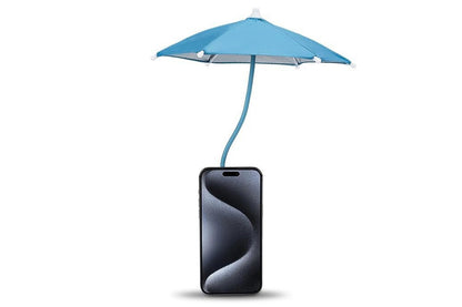 Adjustable Smartphone Umbrella Stand-Blue