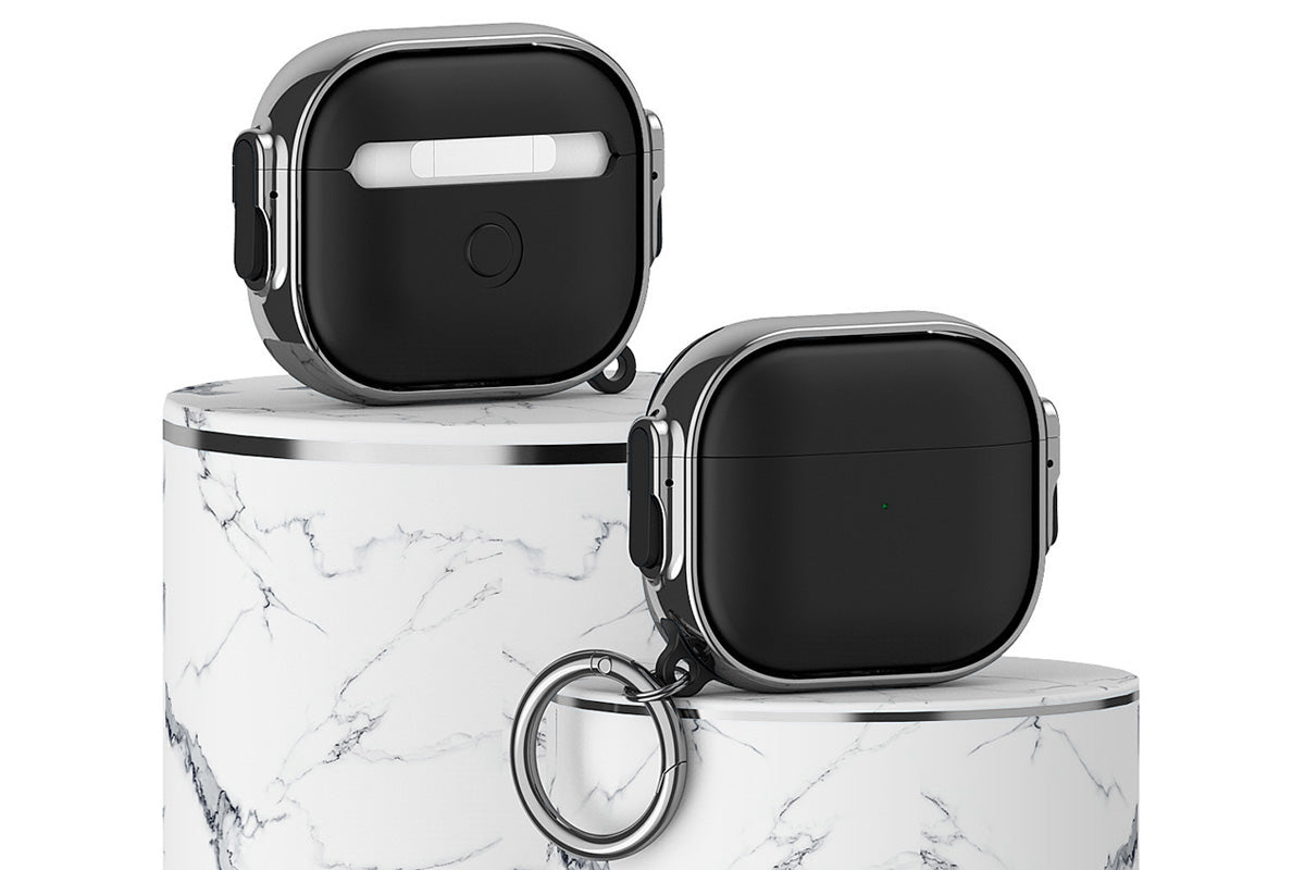 Shockproof Armor Protective Case for AirPods 4th Generation -Black