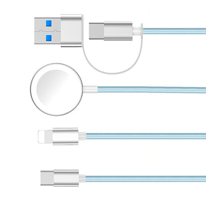 3 in 2 Watch Wireless Charger-Blue