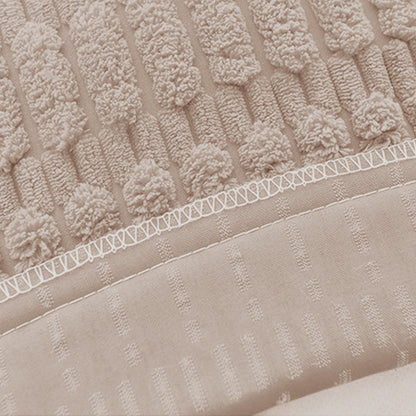 2Pcs Set Throw Pillow Covers Neutral Decorative Pillowcase for Couch Bed Sofa Light Brown