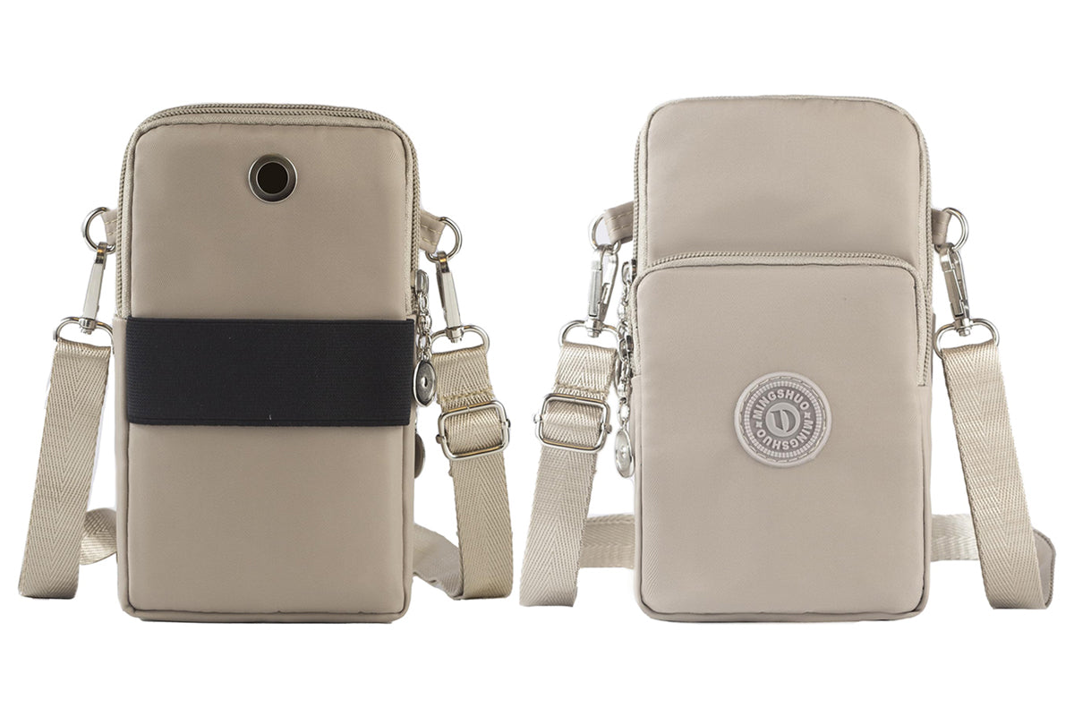 Small Crossbody Bag for Women Cell Phone Purses Wallet Travel Pouch Shoulder Bag-Khaki