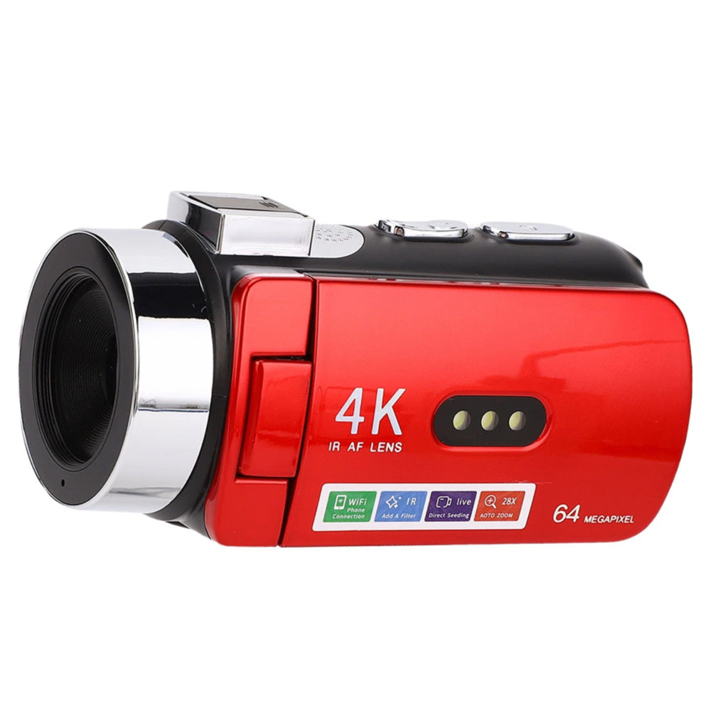 4K 64MP Video Camcorder with 28X Digital Zoom Vlogging Camera for YouTube Style 2