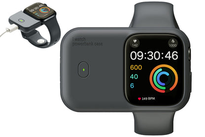 Portable Mini Wireless Power Bank For Apple Watch 40 41 44 45 49MM-Blue