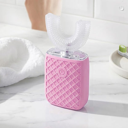 U Shaped Electric Toothbrush-Pink