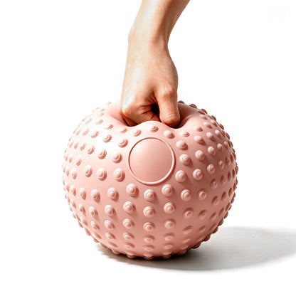 25 cm Thick Inflatable Sitting Stretching and Balance Ball-Pink