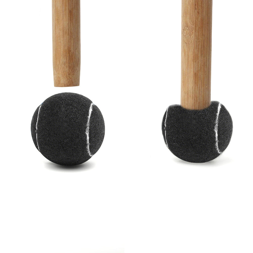 4PCS Walker Tennis Balls Universal Precut Glide Balls For Furniture Legs Walker-Black