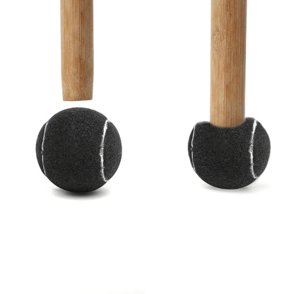 4PCS Walker Tennis Balls Universal Precut Glide Balls For Furniture Legs Walker-Black