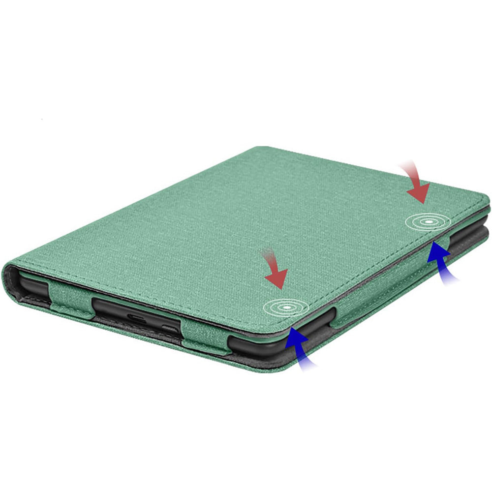 Protective Case with Stand for Kindle Paperwhite 12th Gen 2024 7 Inch-Light Green