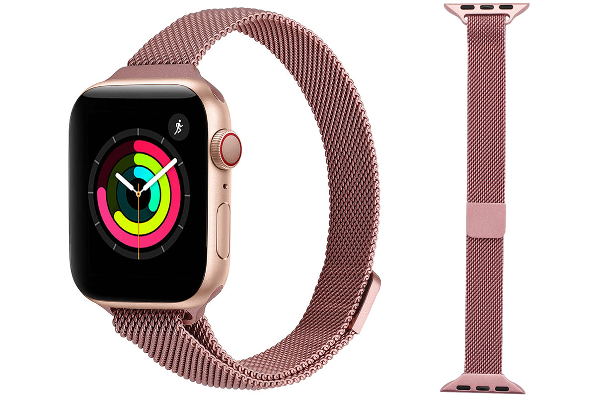 Apple IWatch Milanese Loop For 38 40 41 42 44 45 49MM-Pink