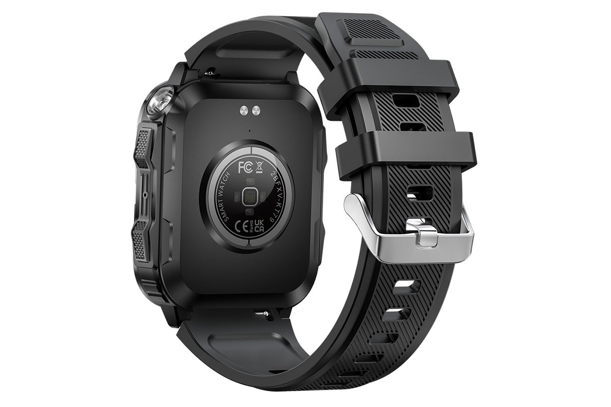Smart Watch Fitness Tracker Heart Rate Sleep Monitor 100 Sport Modes for Android iOS -Black and White
