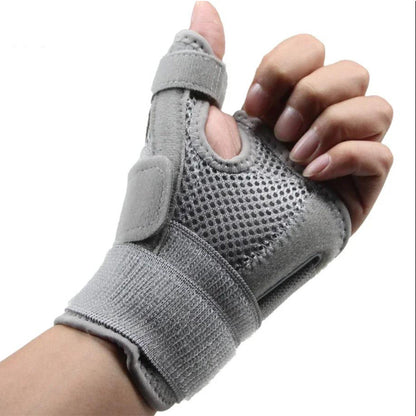 Thumb Brace Removable Thumb Spica Splint for Left Right Hand Gray