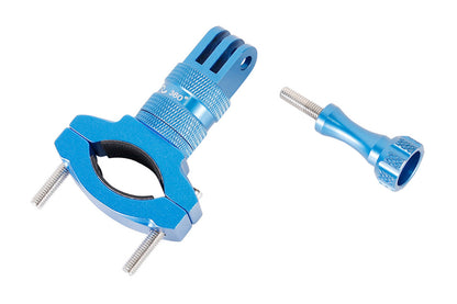 2Pcs Aluminum Bike Handlebar Mount Bicycle Mount for GoPro Hero 13 12 11-Blue