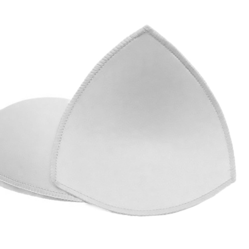 4 Pairs Triangle Replacement Foam Bra Pad Inserts - White