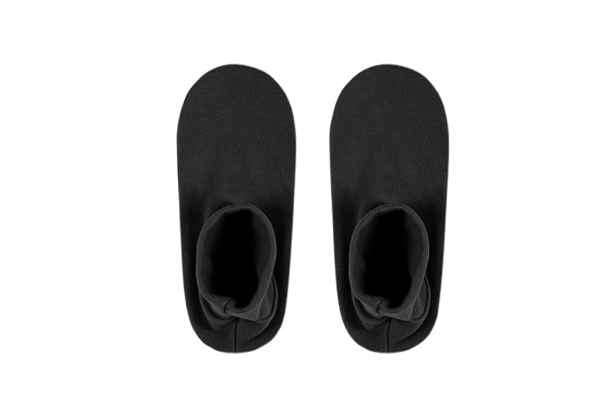 Castor Oil Pack Wrap for Feet Reusable Castor Oil Compress for Women Ankle Support -Black