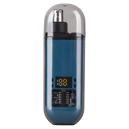 Portable Electric Nose Hair Trimmer Rechargeable Ear Nose Hair Trimmer for Men Women Blue