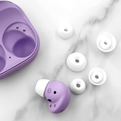 12 Pack Silicone Ear Tips for Samsung Galaxy Buds2 Pro S M L Sizes Replacement-White