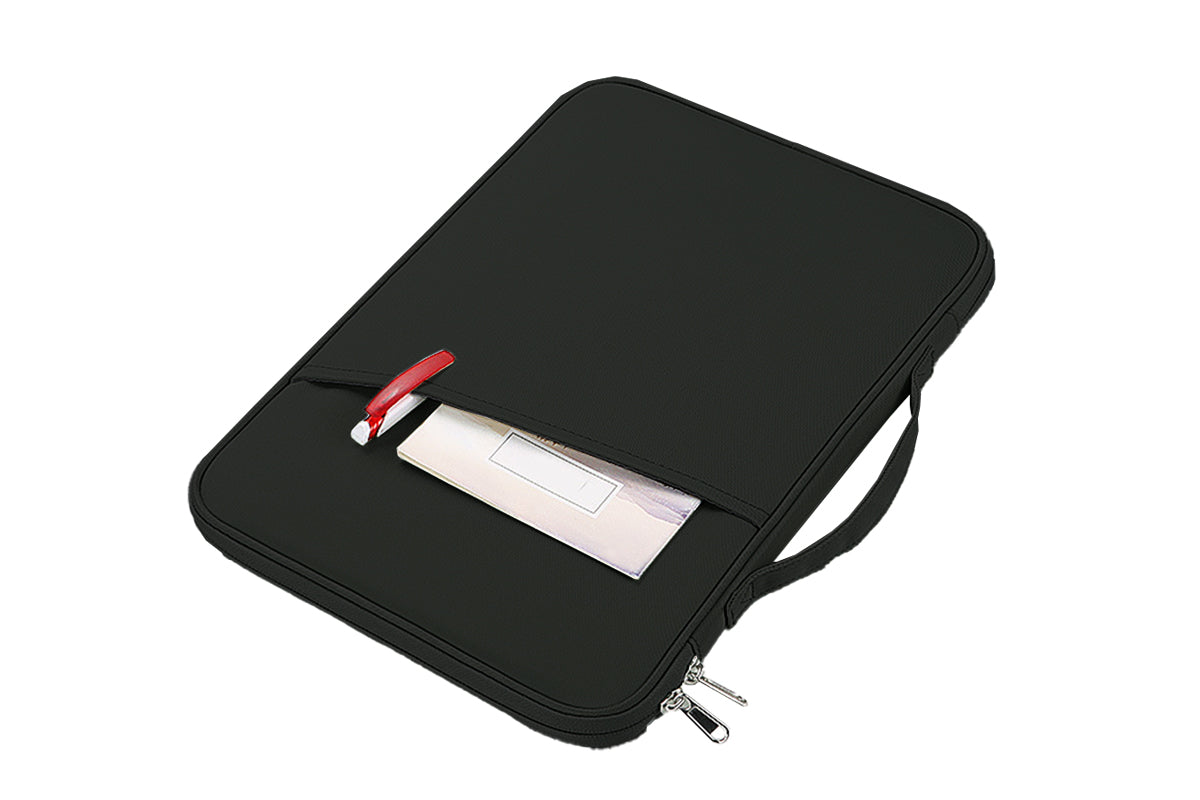 2Pcs Tablet Sleeve 10.8-13 inch Laptop Sleeve Protective Carrying Case Bag Travel Pouch-Black