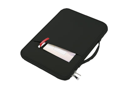 2Pcs Tablet Sleeve 10.8-13 inch Laptop Sleeve Protective Carrying Case Bag Travel Pouch-Black