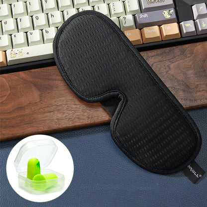 Travel  3D Sleeping Eye Mask Soft Memory Foam Blockout Eye Mask Black