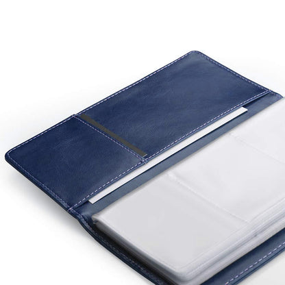 120-Slot Capacity Business Card Holder Album-Dark Blue