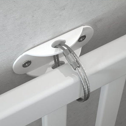 10Pcs Set Furniture Anchors Anti Tip Furniture Straps White