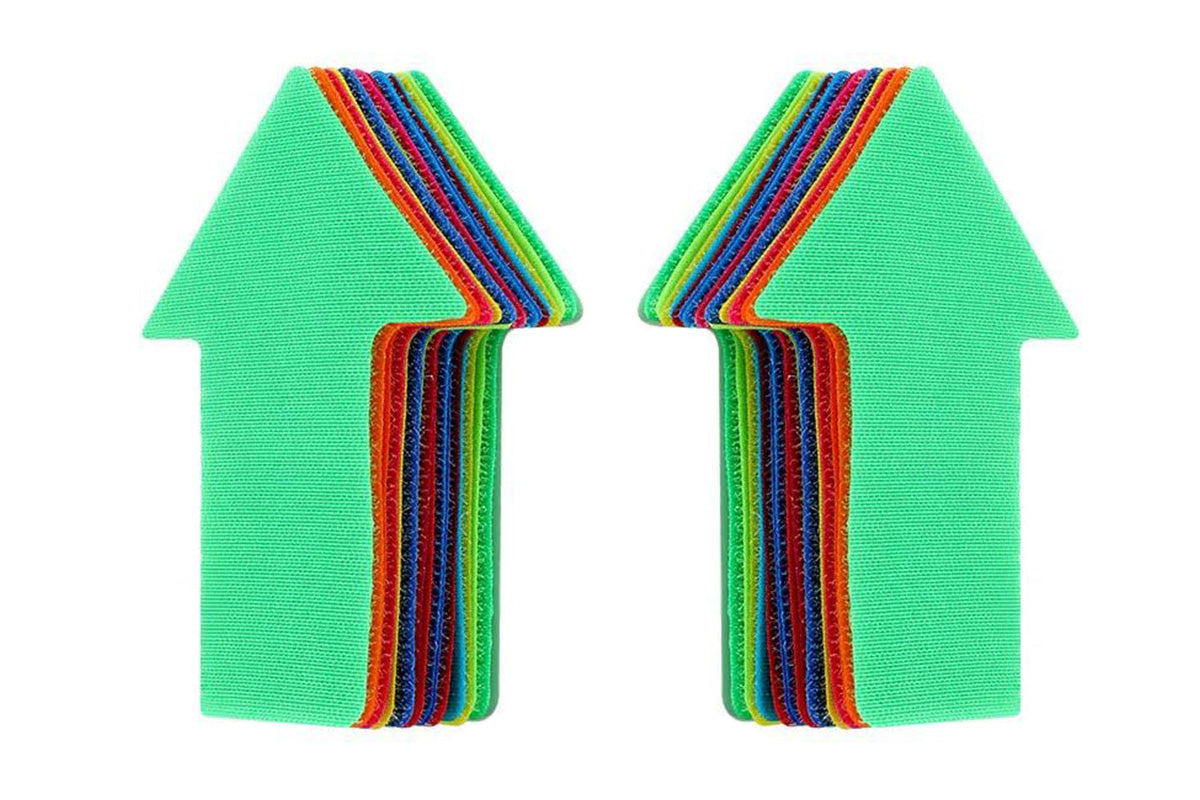 48PCS Arrow Carpet Spot Markers Classroom Teaching Game Tool
