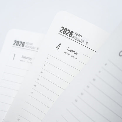 2026â€?027 Monthly Planner Calendar Pink