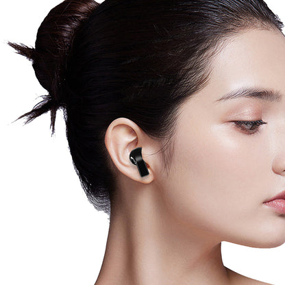 Wireless Bluetooth Earphones with Heart-Shaped Case Black