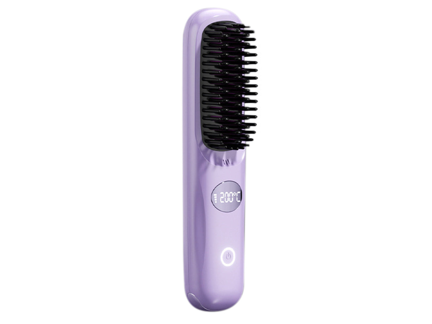 Hair Straightening Brush USB Rechargeable with LED Screen