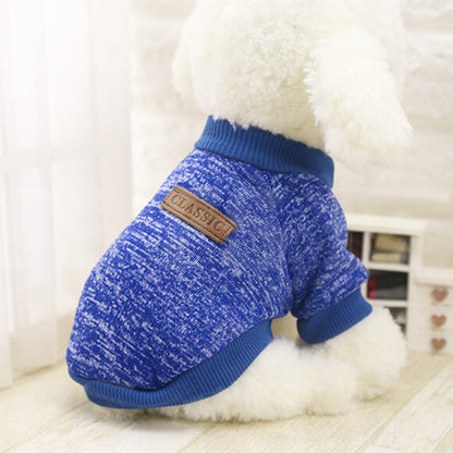 Dog Sweatshirt Pullover for Dogs Cats-Blue