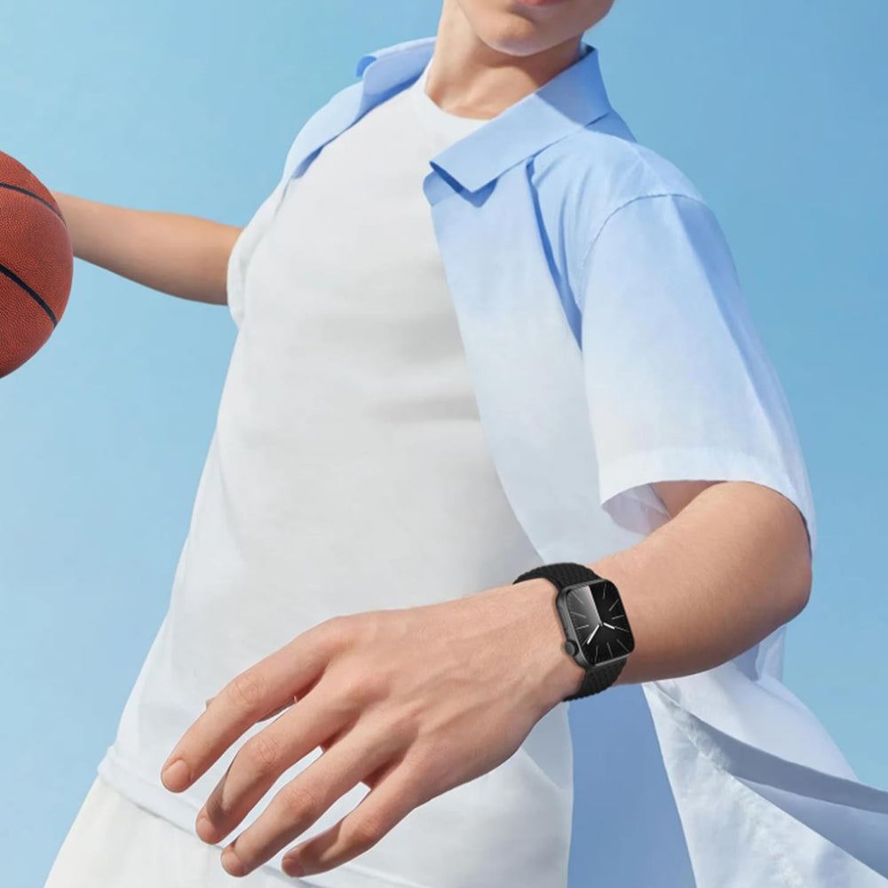 Adjustable Braided Loop Nylon Strap Compatible with Apple Watch Style 2