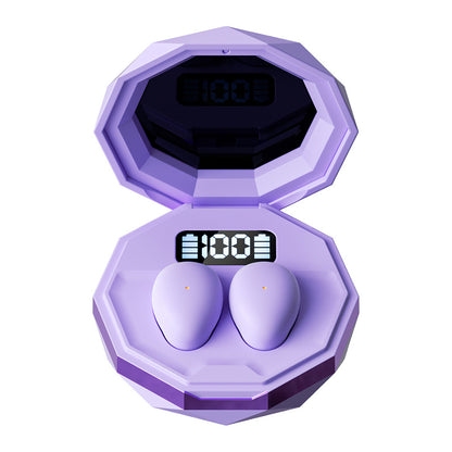 Wireless Bluetooth Earbuds Invisible Earbuds-Purple