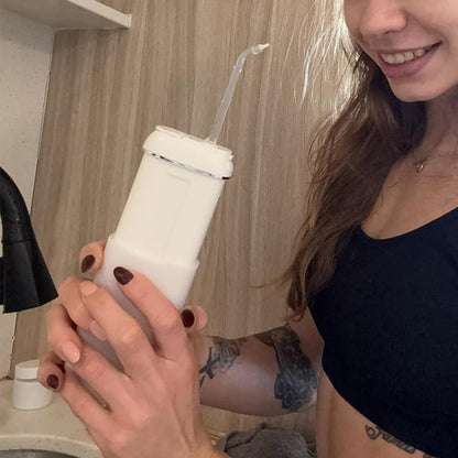 3-Mode Water Flosser Cordless Oral Flossers for Teeth and Braces Cleaning White