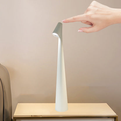 Portable Cordless LED Table Lamp Rechargeable with 3 Adjustable Brightness Levels Modes White