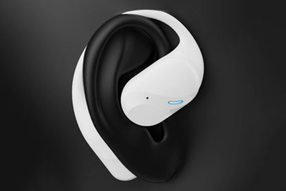 Open Ear Earbuds Bluetooth 5.3 Wireless Headphones IPX5 Waterproof for Sports-White