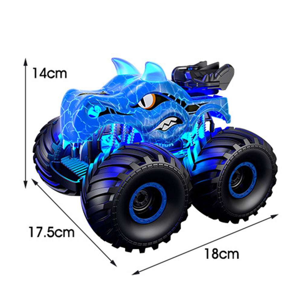 2.4G Remote Control Dinosaur Spray Off Road Truck - Blue