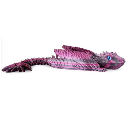 3D Printed Wyvern Dragon Flexible Articulated Dragon Toy Desktop Decor Style 5